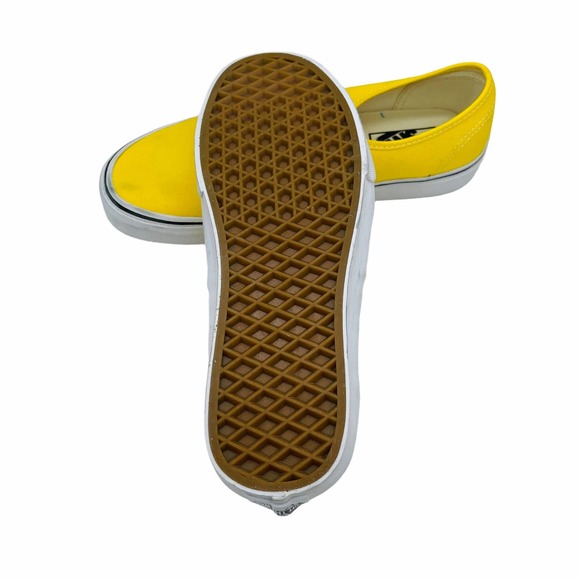 Vans Bright Yellow Authentic Canvas Sneakers 8 - Picture 7 of 10